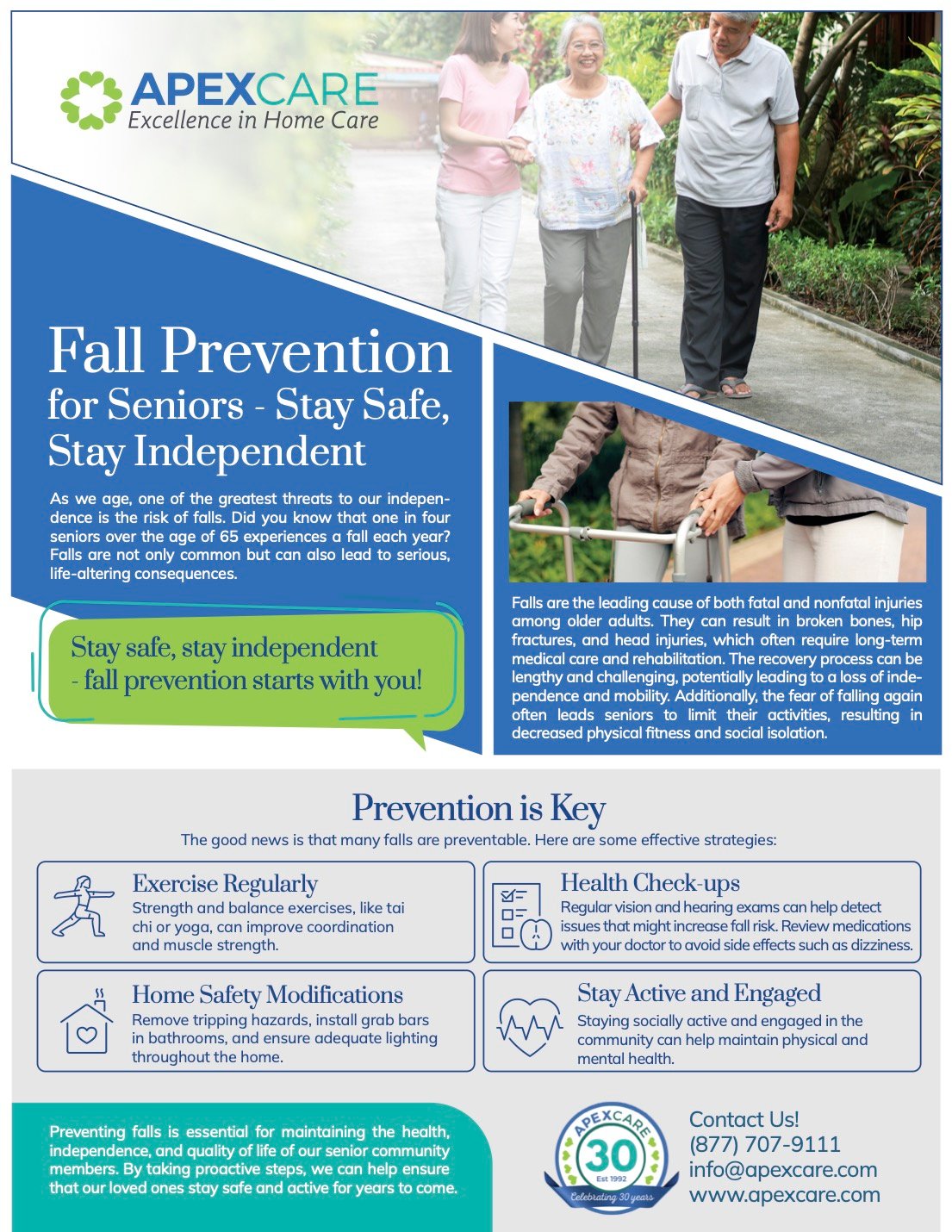 Fall Prevention for Seniors - Stay Safe, Stay Independent