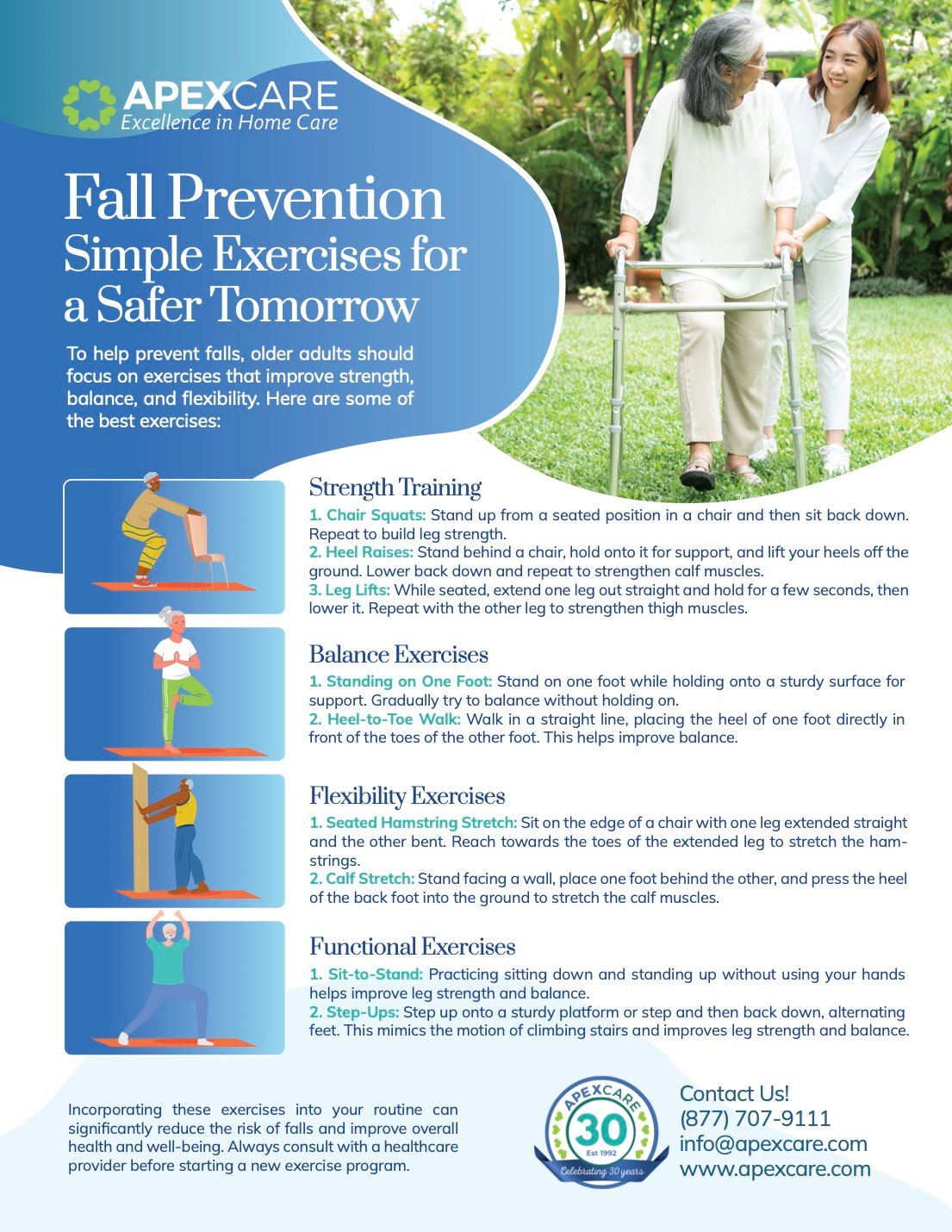 Fall Prevention – Simple Exercises for a Safer Tomorrow