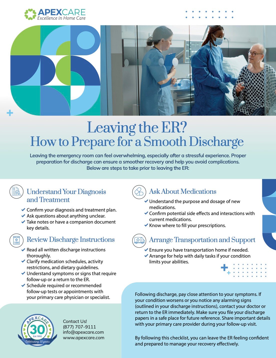 Leaving the ER- How to Prepare for a Smooth Discharge