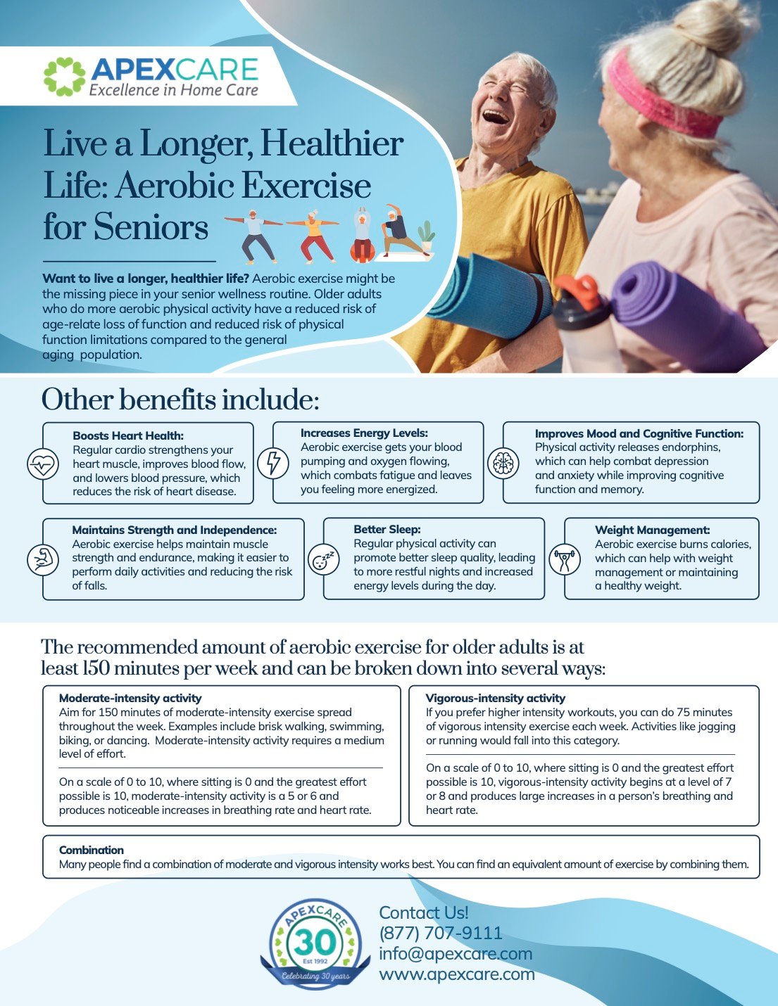 Live a Longer Healthier Life Aerobic Exercise for Seniors
