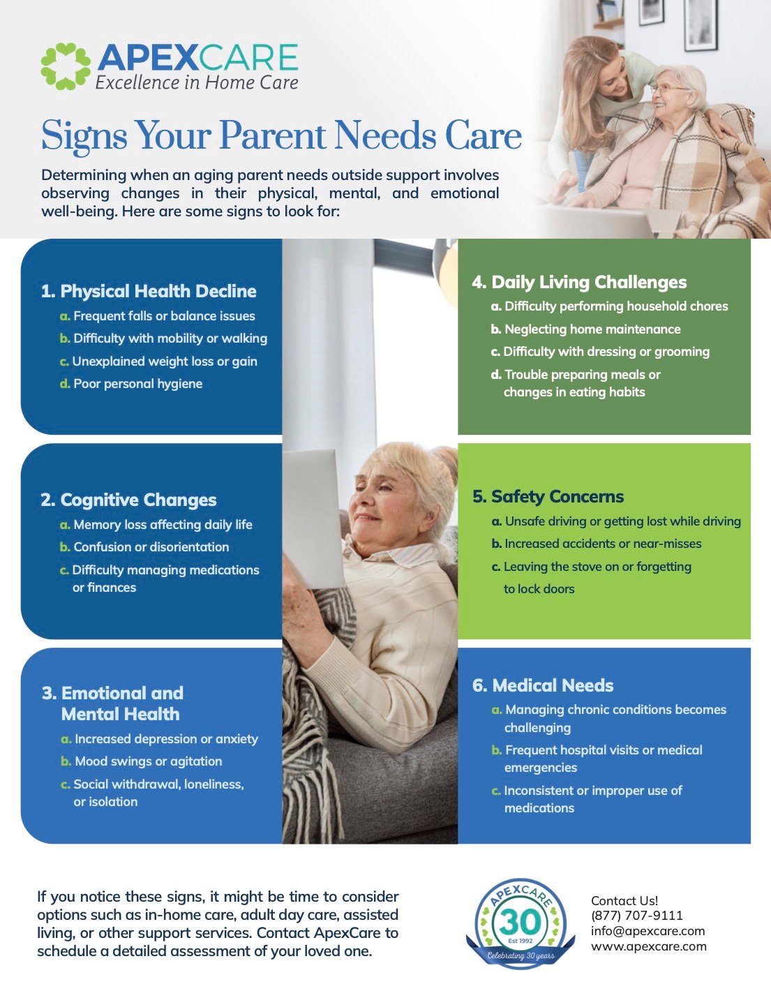 Signs Your Parents Need Care