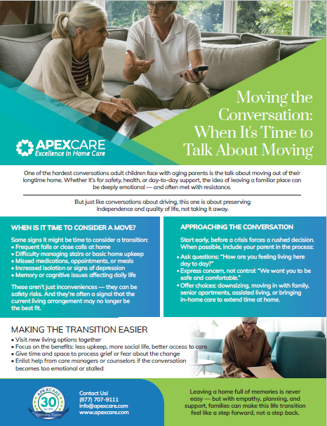 Moving the Conversation