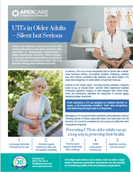 UTI's in Older Adults - Silent but Serious