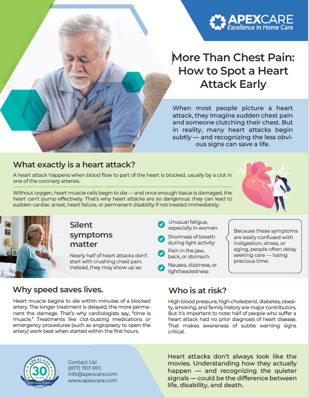 More than Chest Pain - How to Spot a Heart Attack Early