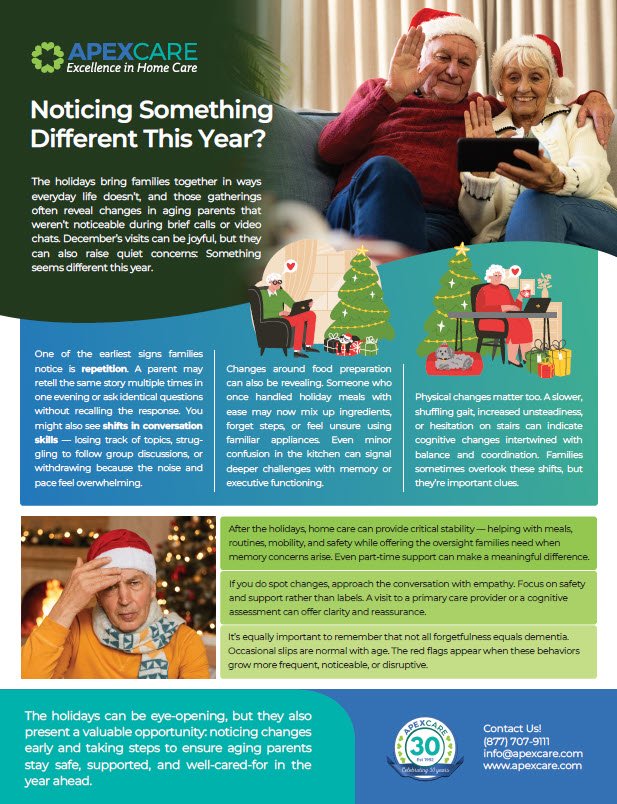 Noticing Something Different This Year?